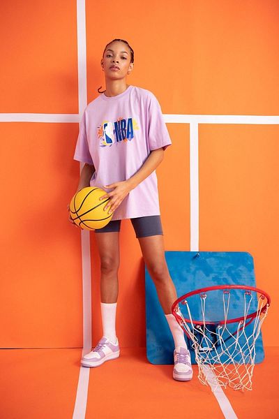 DeFacto Tricou oversize cu licență NBA, 100% bumbac - A4120ax23sm