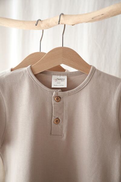 Tarkito Baby Baby Boy and Girl 100% Cotton Short Sleeve Unisex Fit Cut T-Shirt