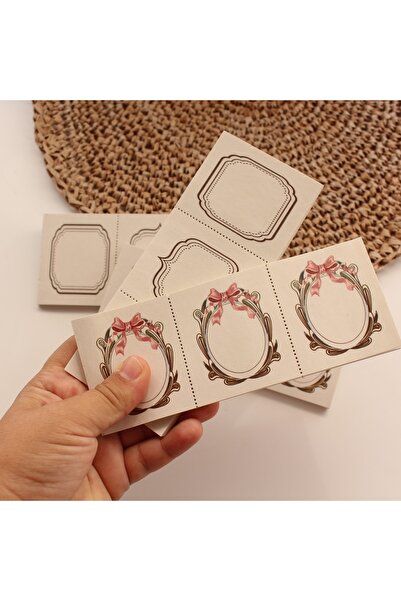 baddin aksesuar Set of Four Vintage Memo Pad Bullet Journal Block Note Paper Postit Korea Stationery