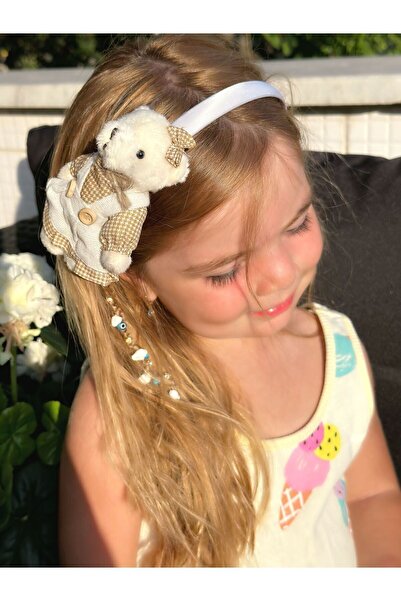 QUEEN AKSESUAR Trend fashion luxos Drăguț ursuleț de pluș în rochie în carour...