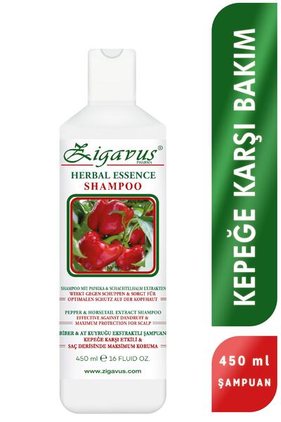 Zigavus Kepeğe Karşı Bakım Biber Ekstraklı Şampuan 450 ml 8699349130084