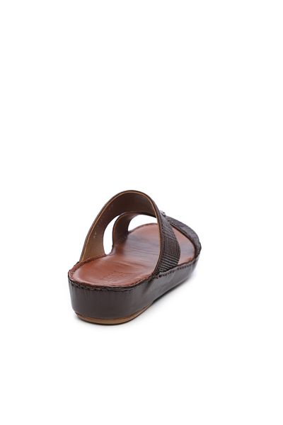 Tamer Tanca Men's Leather Slippers Slippers 374 3100 Erk Trlk Y19