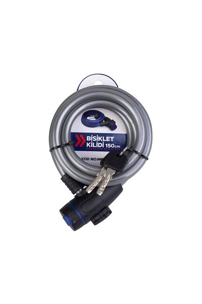 Baytec Bicycle Lock Long Blue 150cmx12m3m+9m Mk2472 6545