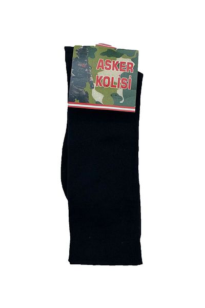 Asker Kolisi 18 Pack Black Military Socks - Airman Military Equipment - Long Socks