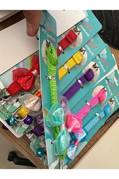 Hibana Papyonlu Kedi Tasması