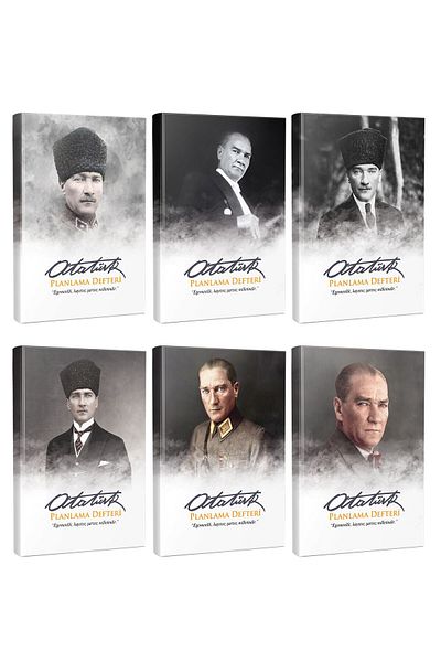 Halk Kitabevi Caiet de planificare Ataturk - Set de 6