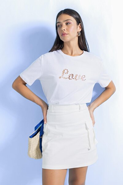 DeFacto Regular Fit Crew λαιμόκοψη κοντό μανίκι 100% βαμβακερό T-shirt A9419ax23hs