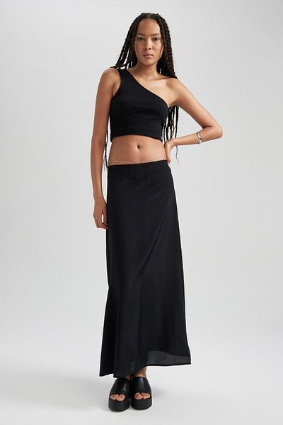 DeFacto Maxi sukně Straight Fit A9149ax23sm