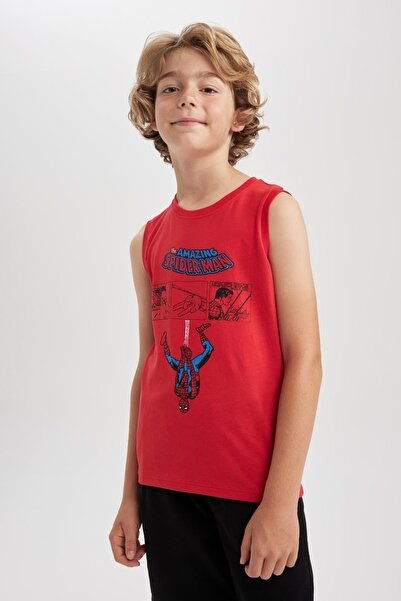 DeFacto Boy's Marvel Spiderman Crew Neck Tank Top A9045a823sm