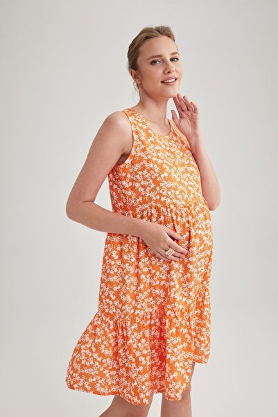 DeFacto Strappy Midi Maternity Dress B1059ax23sm
