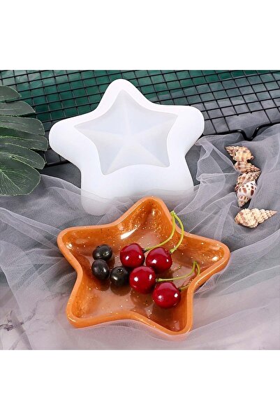 Getshopmini Epoksi Beton Deniz Yıldızı Çerezlik Silikon Kalıbı
