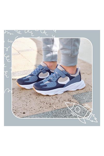 Vicco Niro Orthopedic Boy's Denim Sneaker