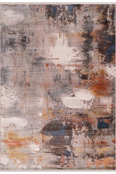 Almoss 7 24 4116A GRİ MAKİNE HALISI