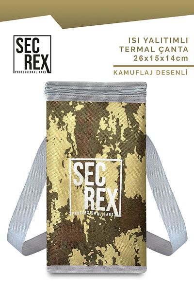 SECREX Термо чанта, изолирана 6-литрова къмпинг чанта за пикник на плажа