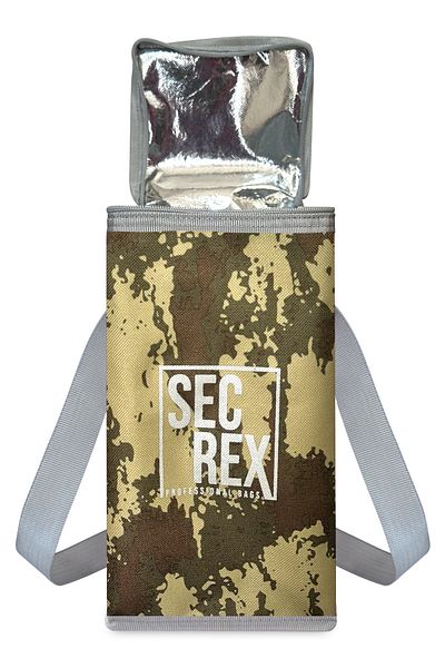 SECREX Термо чанта, изолирана 6-литрова къмпинг чанта за пикник на плажа