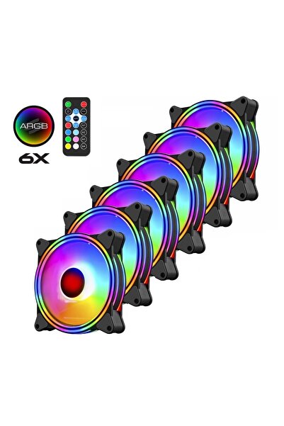 Archon طقم مروحة SPECTRE PRO SILENT 6x120 مم ARGB مع مروحة علبة مع جهاز تحكم
