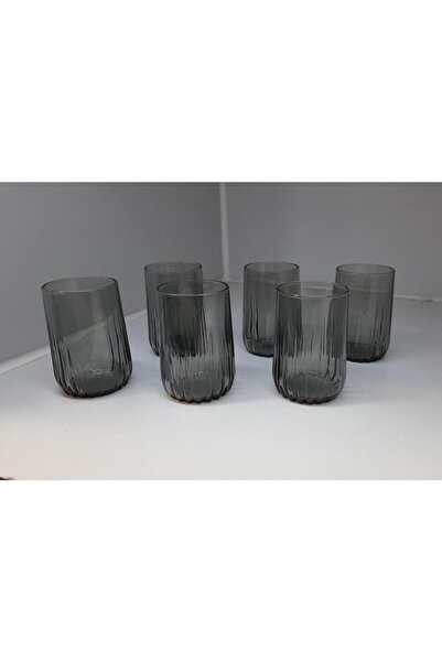 Paşabahçe Nova 420522 Set of 6 Coffee Glasses Gray 135 Cc