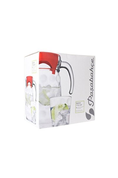 Paşabahçe Space Su Takımı Kırmızı Kapak