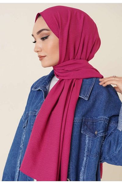 Trablus Hijab Women's Cotton Jazz Shawl Pink