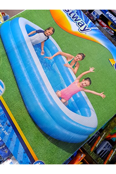 BESTWAY Şişme Havuz Yüzme Havuzu 2.62X1.75X51 CM Ölçüsünde Oyun Havuzu