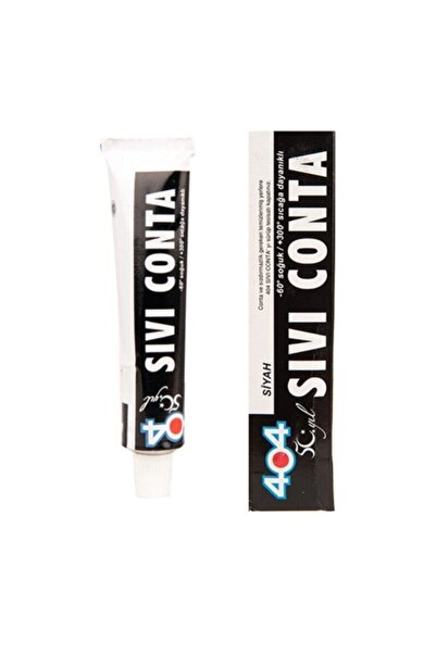 404 Kimya 404 Sıvı Conta Siyah 80 Gr