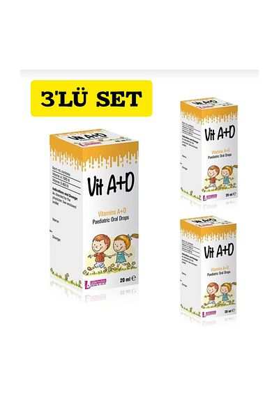 LedaPharma Ledavit A+d - 20ml Drop Set of 3