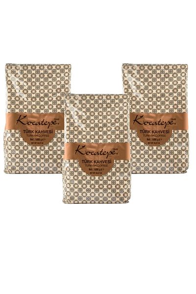 KOCATEPE KAHVE Turkish Coffee 1 Kg X 3 Pack