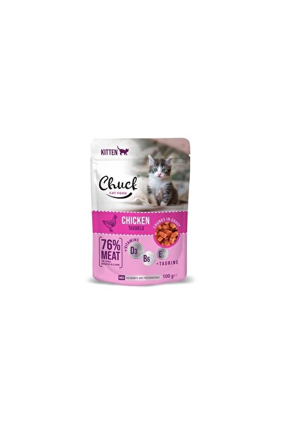 MİO Tt241 Chuck Kıtten Tavuklu Pouch Kedi Maması 100 Gr X 24'Lü