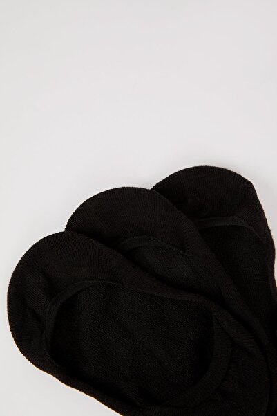 DeFacto Woman's 3-Piece Cotton Ballerina Socks A0369axns