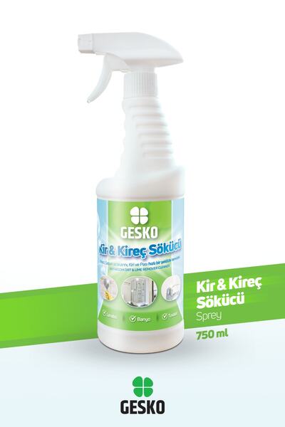 GESKO Banyo,Duşakabin,Armatür Kireç Sökücü Spray 750 ML
