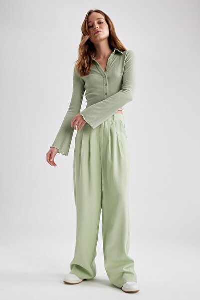 DeFacto Wide Leg Uzun Boy Pantolon