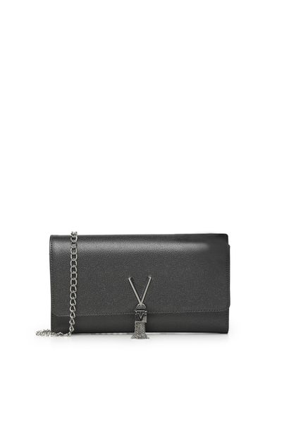 Valentino by Mario Valentino Black Maio Croc Effect Handbag | Jules B