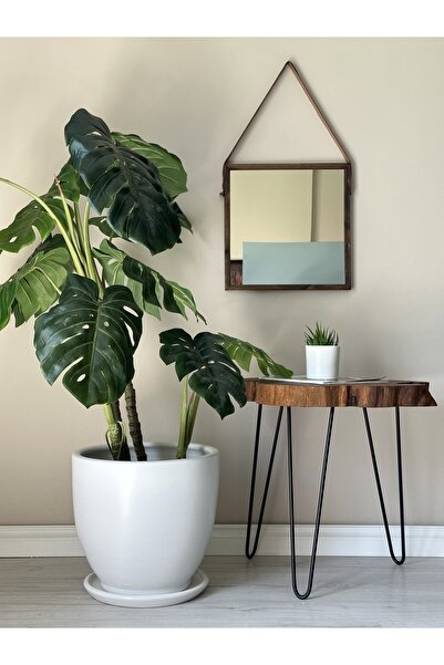 odka 40litre Klasik Saksı Tabaklı 40cmx40cm Beyaz