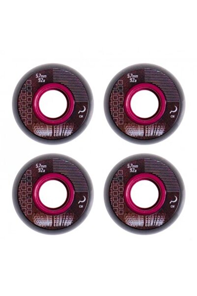 Ground Control Cm Earth Black 57Mm/92A 4 Pack Aggressive Skate Wheels