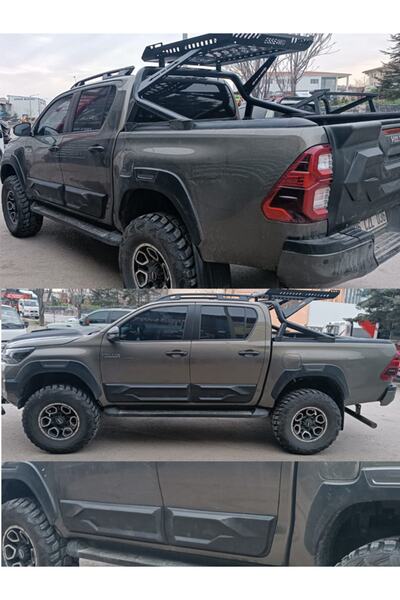 TEK OFFROAD GARAGE Hilux Kapı Kabartma Abs Plastik Kolay Montaj Esnek ve Dayanıklı Yapı