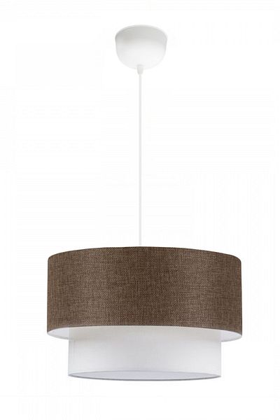 HOMİNG Dark Brown Fabric Cake Single Bedroom - Living Room