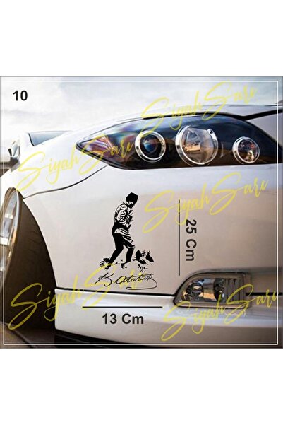 S&S HEDİYELİK EŞYA Mustafa Kemal Atatürk Araba Araç Oto Minübüs Ev Duvar Deko...