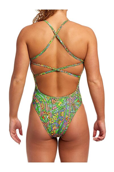 FUNKİTA Funkita STP Minty Mixer Women's Training Swimsuit, Double Cross Back