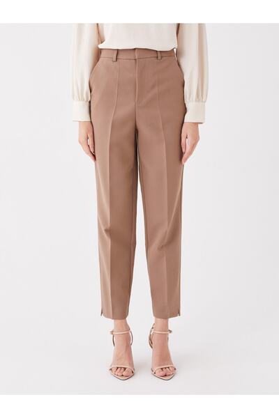 LC Waikiki Női egyenes nadrág sárgarépa kivágással