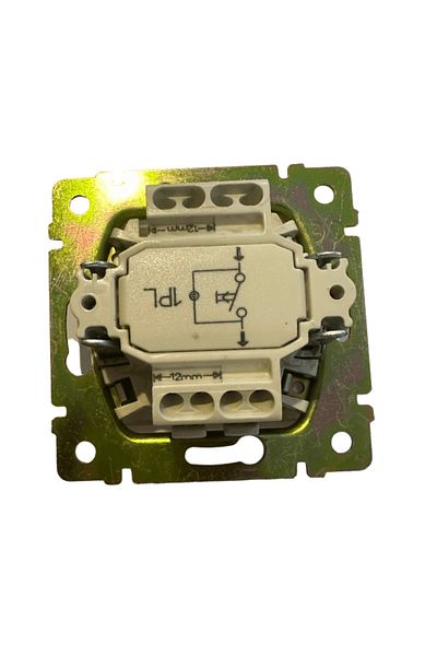 Legrand فالينا774413 زر لايت مضيء (رمز المصباح) أبيض (الإطار متضمن)
