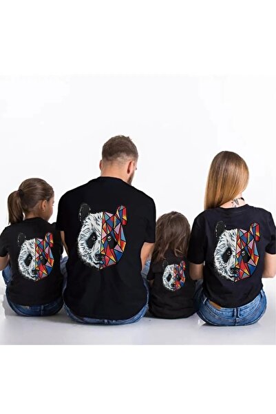 Machetta Combinație de mamă și copil cu imprimeu Panda - Prețul este pentru cantitate (Cumpărați separat)