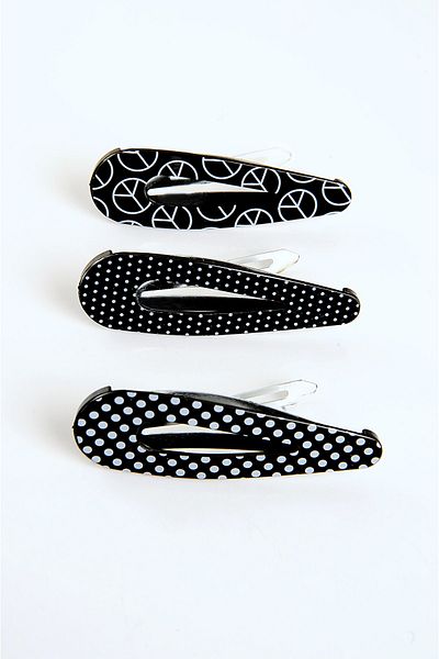 EUROMODA Flat Striped 3-Piece Clip Side Buckle Set