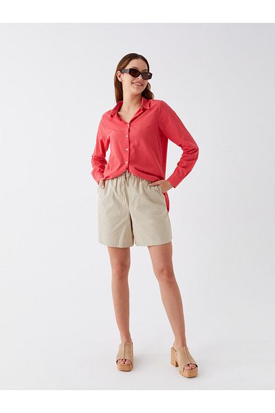 LC Waikiki Bequeme, vorgeformte Damen-Shorts mit elastischem Bund