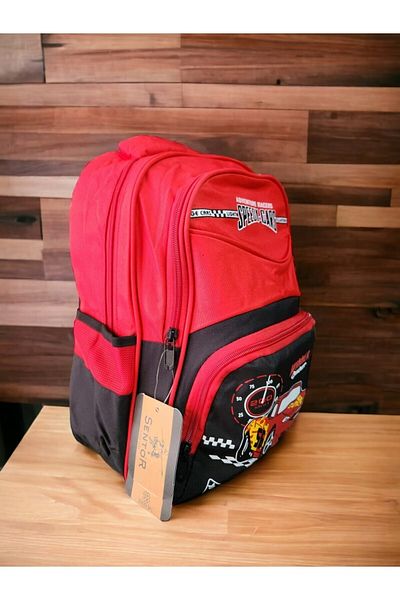 Sentor Cars Cars Printed School Bag and Lunch Box