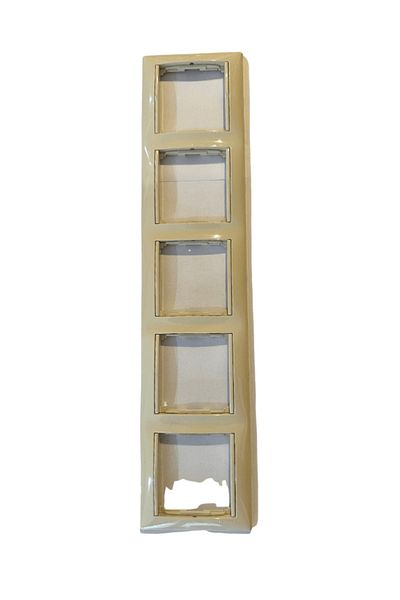 Legrand فالينا774355 إطار كريمي مكون من 5 قطع (بيج)