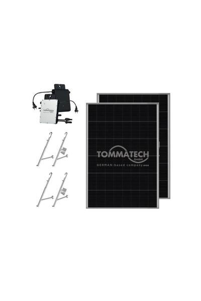 Tommatech 300We 2x240Wp Mikro İnverter Balkon Güneş Paneli Paketi