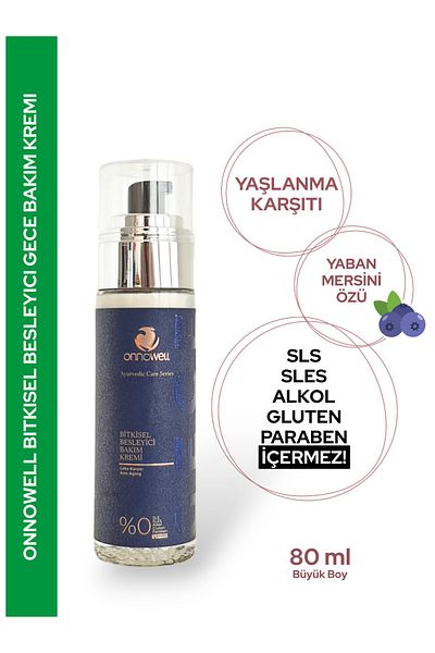ONNOWELL Night Care Cream - Herbal, Anti-Collagen and Collagen