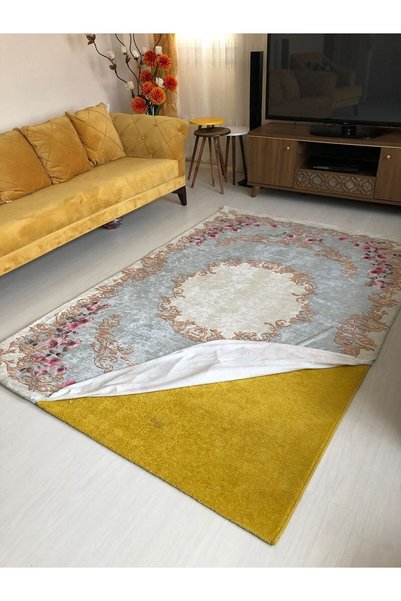 Miray Tekstil İpek Kadife Halı Örtüsü
