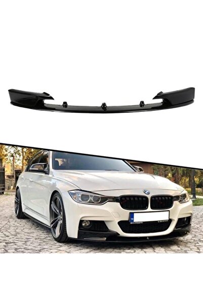 X POWER TUNİNG Bmw F30 2012.2019 3.seri Taiwan Parlak Siyah 2.parça M.tech Ön...