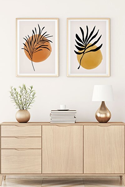 huhuli Apstraktna slika sa drvenim okvirom